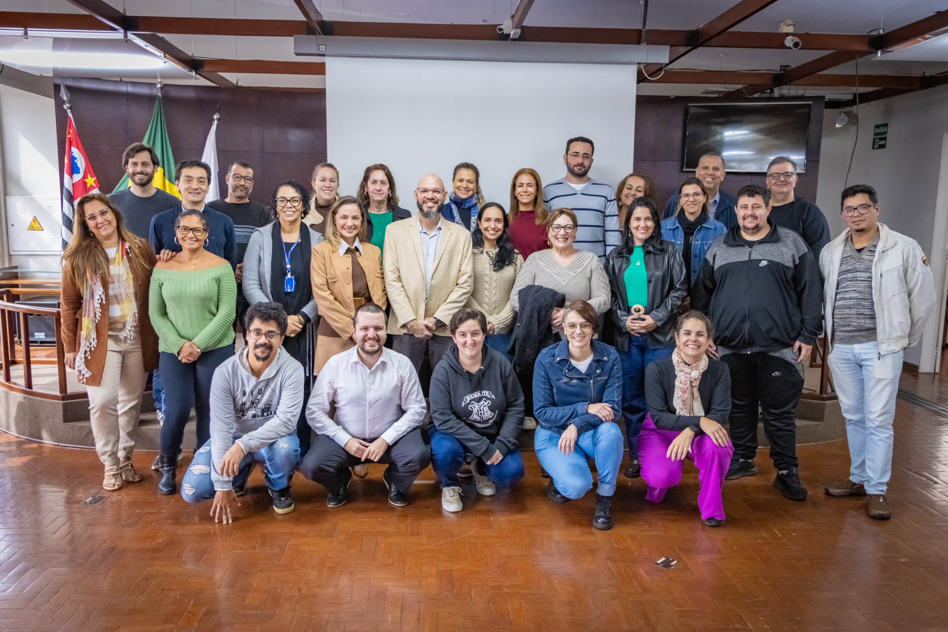 Participantes do minicurso sobre Comunicação no setor público.