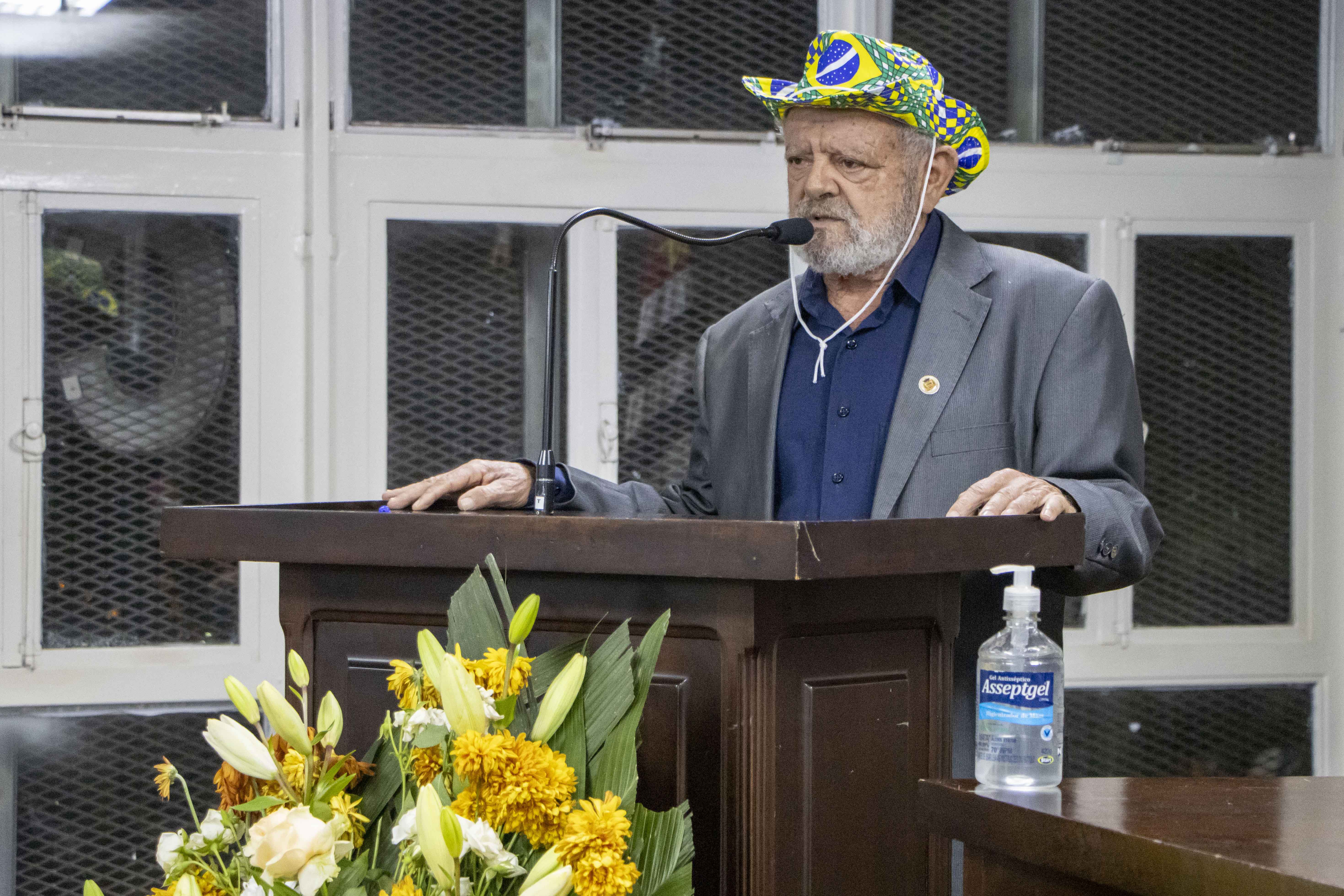 Vereador Dr. Célio Morais, autor do Decreto Legislativo que outorgou Diploma de Honra ao Mérito à ACJ.